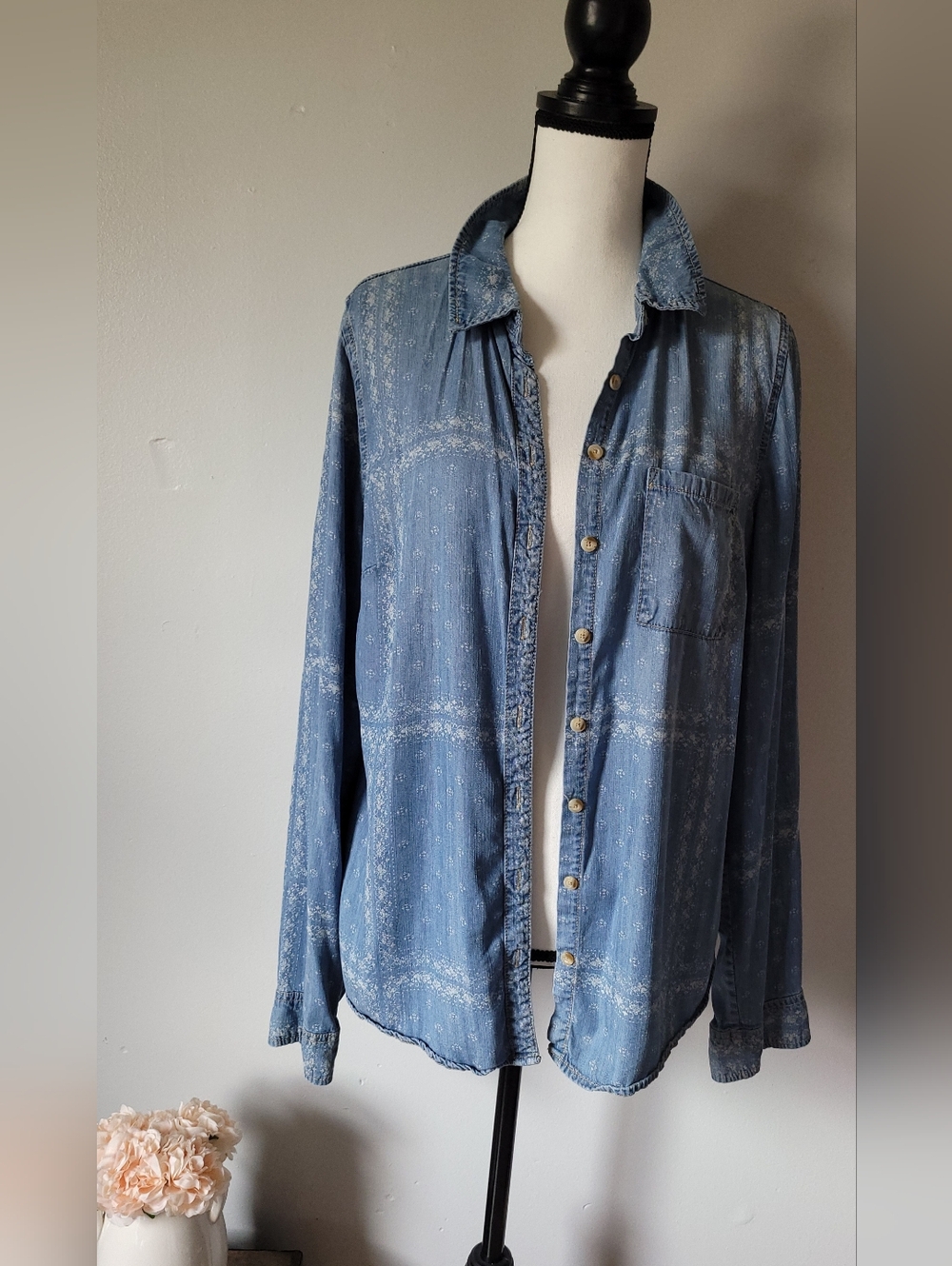 Maurices Denim Chambray Top